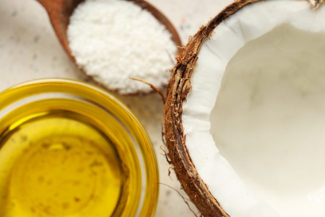 coconut and the pure and natural oils made by it